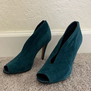 Halogen peep toes booties